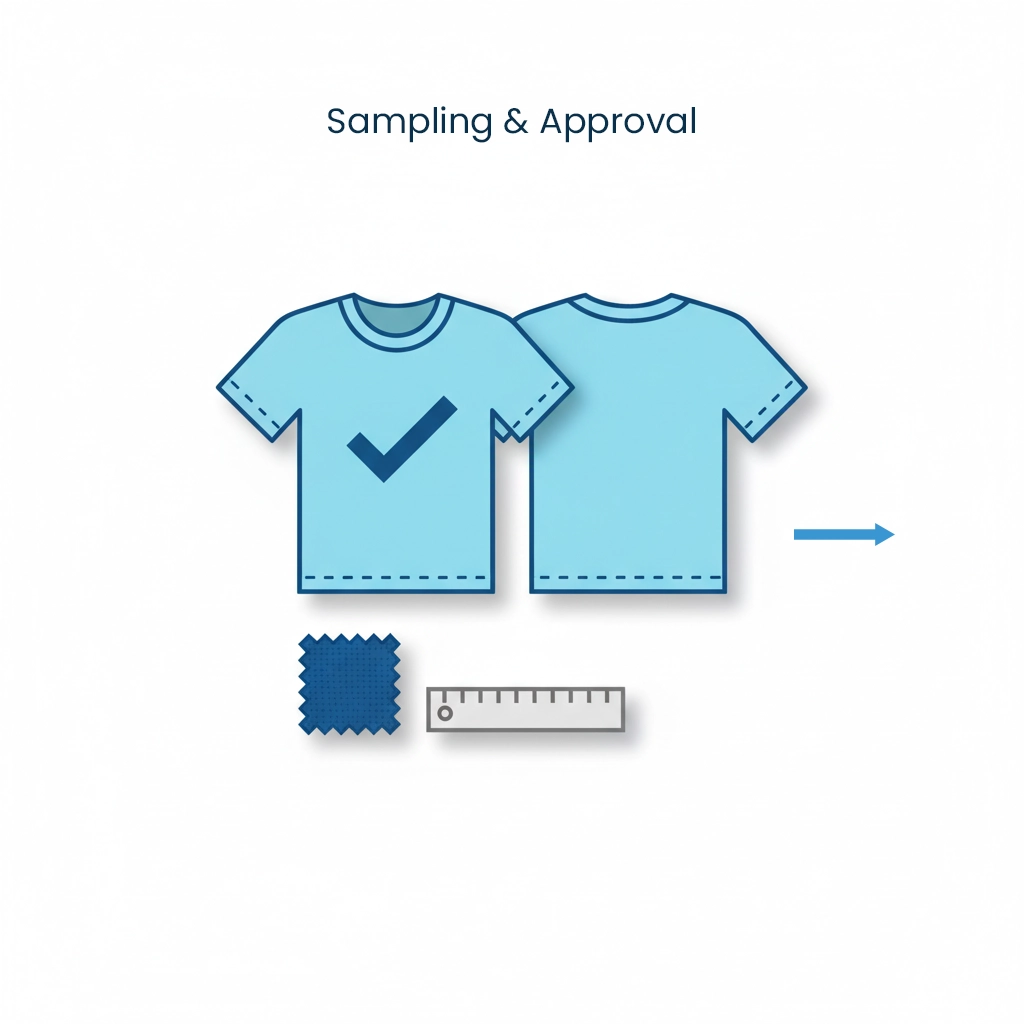 Sample garment and approval stage